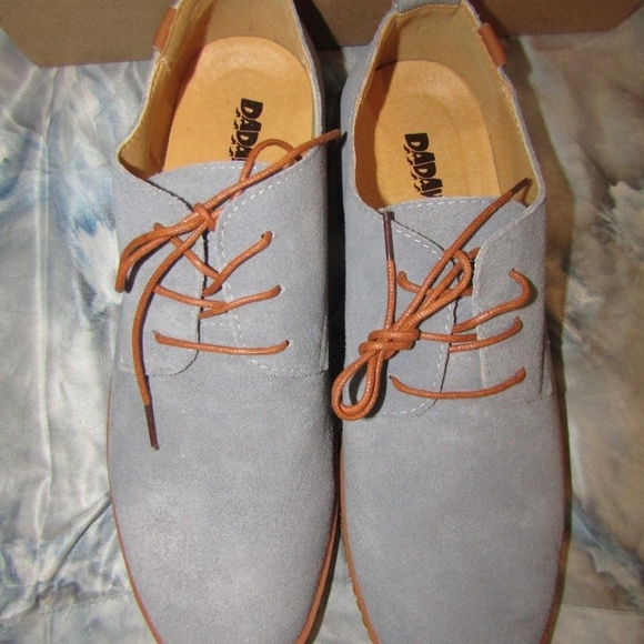 Dadawen Shoes Dadawen Mens Casual Blue Oxford Shoes Poshmark